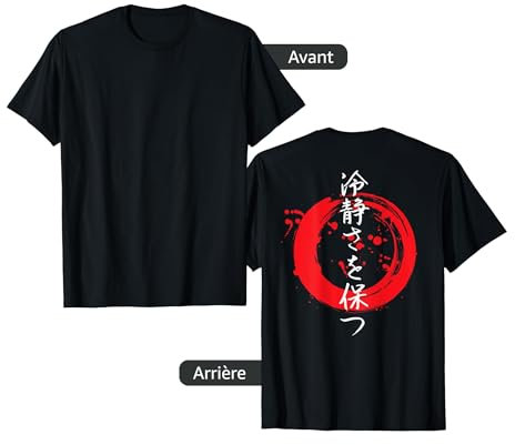 Caractère chinois japonais Kanji Zen au dos T-Shirt