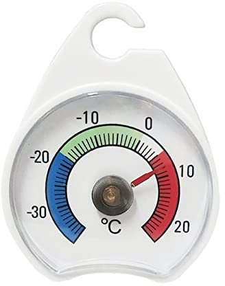 Thermomètre numérique à crochet pour réfrigérateur avec affichage rouge