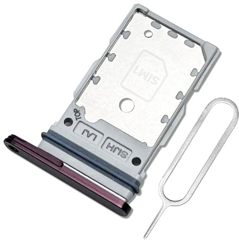 ExtKry Bandeja SIM para Samsung Galaxy S22 Ultra,Rojo Vino