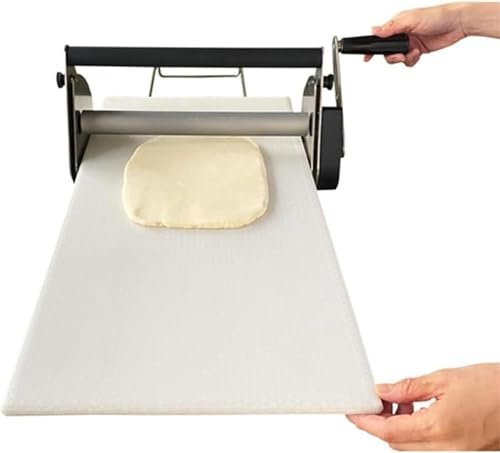 Folding Dough Sheeter Machine âManual Dough Roller with Adjustable Thickness, Sheeter Boards for Pizza, Croissants, Pastry & Fondant Table Top Design,Rs201