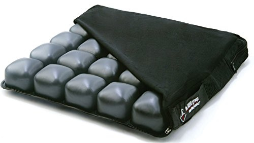 Roho Mosaic Seat Cushion 18” x 18” Inflatable Air Cell Design, Adjustable Firmness, Non-Skid Cover, Lightweight Portable Cushion for Wheelchair, Office Chair, Car & Home