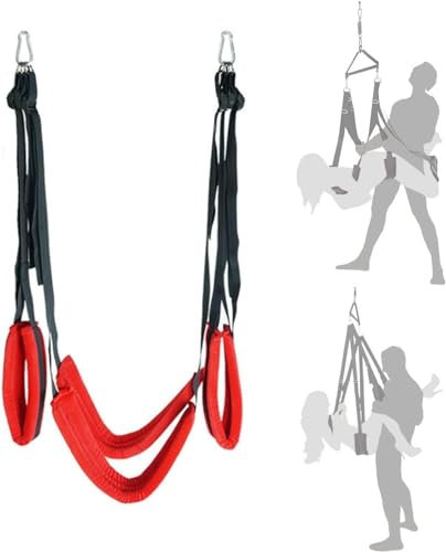 Love Swing for Couples Adults BDSM Swing Seat Indoor for Free Standing Swings for Adults Bondage Set SM Sex Toys Flirt for Bedroom Extreme Love Play Fetish Cosplay for 80kg