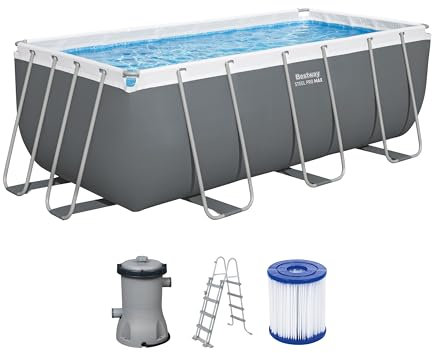 Bestway 56456-7 Set piscina fuori terra Steel Pro Max da 412x201x122 cm