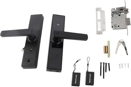 Ailgely Serratura Intelligente Digitale per Porta, Serratura per Porta con Tastiera con Maniglia, Serratura per Porta Elettronica con Impronta Digitale Compatibile con l'Applicazione Tuya