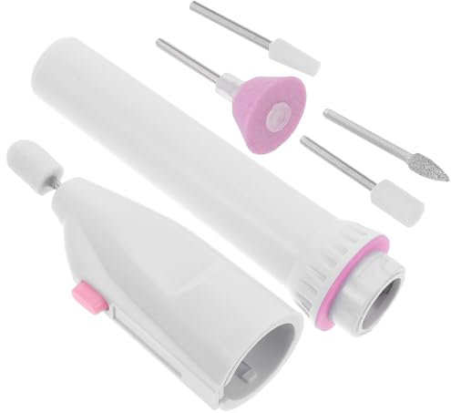 Ipetboom 1pezzi Lucidatore Elettrico Per Unghie Portatile Macchina Per Manicure e Lucidatura Utensile Per Finitura Unghie Per Casa e Salone Senza Batteria