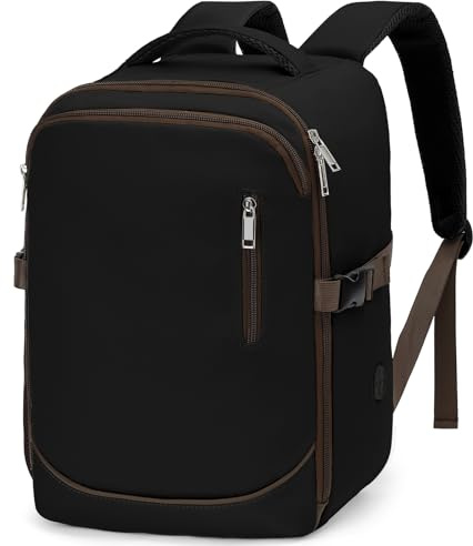 Yankony Sac a Dos Voyage Cabine Avion 40x30x20 pour Ryanair Sac de Voyage Bicolore Bagages Cabine avec Pochette Antivol Sac a Dos Femme Homme Résistant à l'eau 24 L Sac à Dos Main pour Easyjet