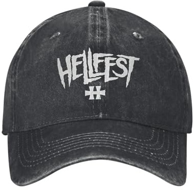 Casquette de Baseball Hellfest Musique Heavy Metal Été y2k Hip Hop Couple féminin Imprimé Salle de Sport en Plein air Ajustable s Cadeaux décoration Sportive