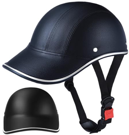 Cykelhjälm, säkerhetscykelhjälm med justerbar rem, solsäker skoter, skidåkning, baseball, skridskohjälmar för vuxna, män, kvinnor svart