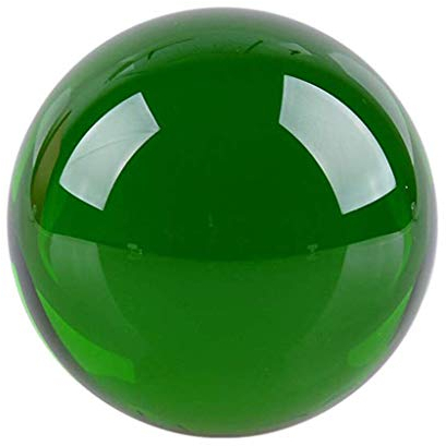 Tubayia 50mm Kristallkugel Glaskugel Fotokugel Fotografie Requisiten Dekoration Geschenk (Grün)