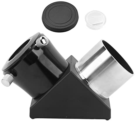 Akozon Telescopio de 2 Pulgadas Adaptador Diagonal de 90 Grados Prisma Espejo Cenital para Observación Astronómica