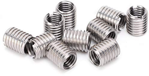 BORDSTRACT Tuerca reductora con rosca exterior, 10 unidades M12 x 1,75 M16 x 2-16 mm, acero inoxidable, tuercas reductoras, hardware de fijación