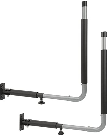 Takbox, väggfäste, vikbar, teleskopisk, 50 kg bärförmåga, kajakförvaringskrok, upphängning för kanot, surfbräda sida