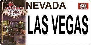 Biopracess Nevada Las Vegas Photo License Plate License Plate 6x12 inches