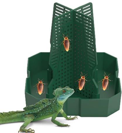 di cibo per rettili, di alimentazione per rettili, di cibo Leopard Gecko - di preda a inserimento reciproco, per animali domestici lucertola Gecko, ciotole di