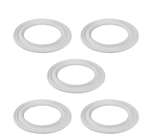 Renovators Supply Manufacturing Pack of 5 Ceiling Light Trim Medallion 10'' Polyurethane White