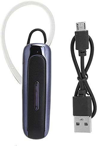 Bluetooth-headset, Trådlöst i örat Hörlurar Ultralätta Handsfree Affärshörlurar Ljudisolerande Hörlurar för Företag/Kontor/Körningsläge 50 Timmar(mörkblå)