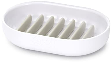 Joseph Joseph Duo Quick-drain Soap Dish holder with removable drying rack, White