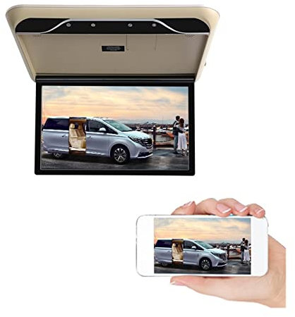 Lecteur DVD portable pour lecteurs vidéo d'appuie-tête de voiture 19 pouces voiture moniteur HD LCD écran voiture vidéo Playe 1080P Automobile plafond toit montage affichage Portable multimédia TV lie