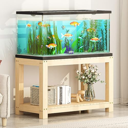 FVTVHEV Aquarium Stand Fish Tank Rack Fish Terrariums Table Length 15.8-59 Inches (40-150 Cm) Double-Layer Design High Load-Bearing Capacity Suitable for Indoor/Outdoor Use at Home(150x45x50cm)