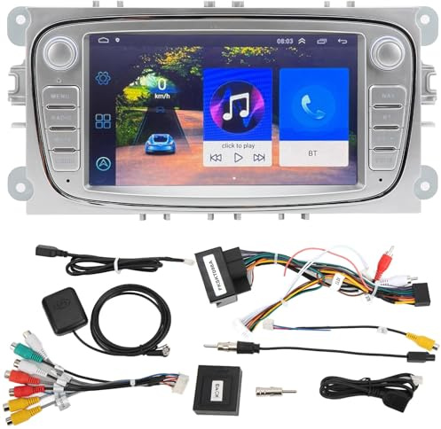 7 Zoll HD KFZ Navigator, GPS Navigationssystem mit FM Radio, U Disk Wiedergabe, 1G + 16G Speicher – Intelligente Sprachsteuerung, Lenkradfernbedienung, Für Autoersatz Modelle (1+16G)