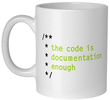 getDigital The Code is Documentation Enough Kaffeebecher - Perfekte Kaffeetasse für Programmierer, IT Admins, Informatiker und Computer Geeks - 300 ml Keramik