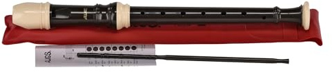 Aulos 700019 Alouete Mod. 103N C-Soprano Recorder, dark brown, baroque fingering
