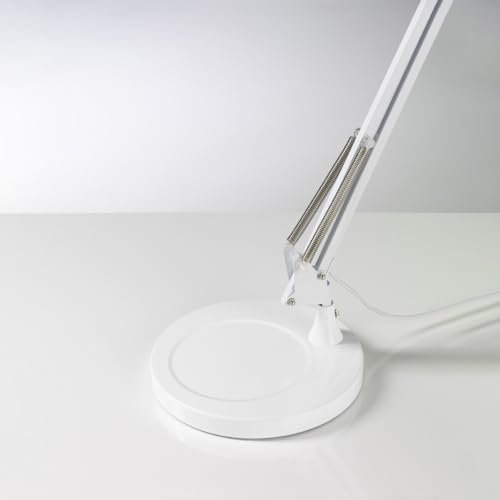 Base Per Lampada Da Tavolo Modello Architetto Colore bianca - Misure 21 cm x H. 2.5 Cm - Perenz 4025ZB