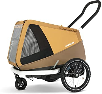 Croozer Unisex – Erwachsene Dog ENNA Sundown Yellow Hundeanhänger, Gelb, Einheitsgröße für alle