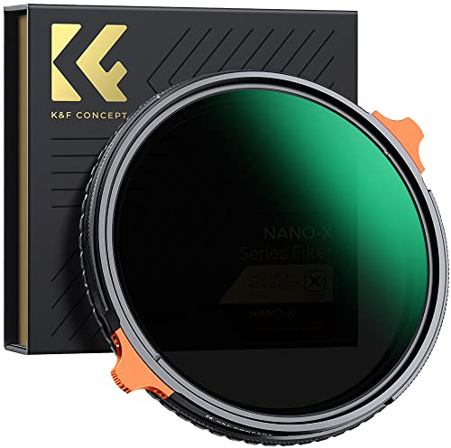 K&F CONCEPT Nano-X ND Filter 55mm CPL&ND4-ND64 2 in 1 multifunktionaler Graufilter und CPL Filter Polfilter