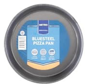METRO Professional molde de horno para pizza, metal, Ø 18 cm, negra, bandeja pizza
