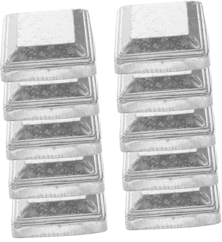 Warmhm 10er Pack Metallpfostenkappen 80x80 - Zaunpfosten Abdeckungen - Robuste Pyramidenkappenenden Für Den Außenbereich Dekorative Garten Und Hofpfostenabdeckungen Pfostenkappe