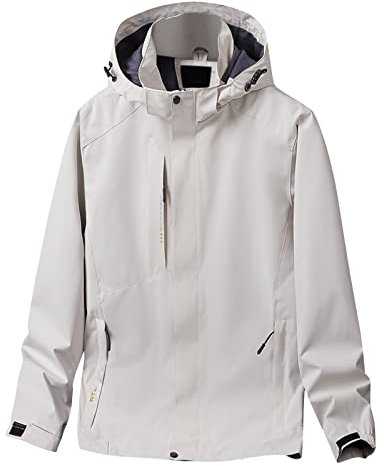 Regenjacke Herren Wasserdicht Atmungsaktiv Outdoor Wandern 4xl Fahrrad Mit Kapuze Jacke Sommermantel Schwarz Leichte Raincoat Softshellmantel Wärme Winter Outdoorjacke Sport Leicht Kurz Festival