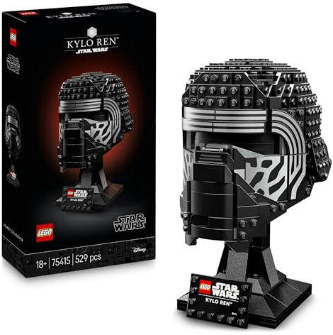 LEGO Star Wars Le Casque de Kylo Ren, Maquette à Construire pour Adultes 75415