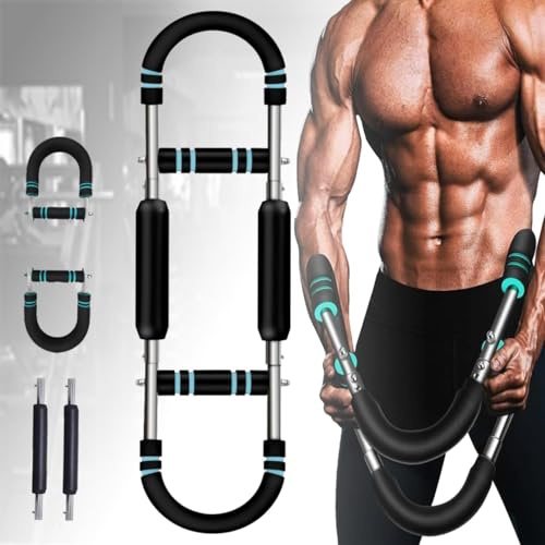 Wukesify Twister Arm Trainer, Adjustable Chest Workout Equipment, Arm Trainer for Men, Arm Exercise Equipment, Chest Trainer for Men, Shoulders and Forearms Muscle Training Fitness Equipment