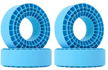 QPSJXN Inserto in Gomma in Schiuma da 4 pc Compatibile con Pneumatici da 132-134 mm da 5,25 Pollici OD 2,2 Pollici(Blue)