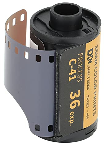 Tnfeeon Riuulitet 35 Mm Färgfilm Finkornig Färg Negativ Film ISO 320 400 Högupplöst Medelkontrast 36 Exponeringar för 135 Kameror Resor Gatuporträtt Användning (36 ark)