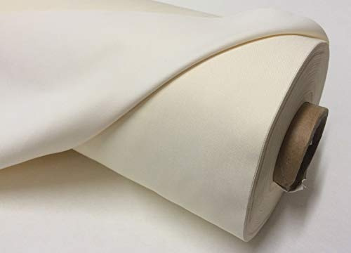 20 Mt Blackout Thermal Ivory Curtain Lining, Linings, Fabric by Rejuvopedic ®