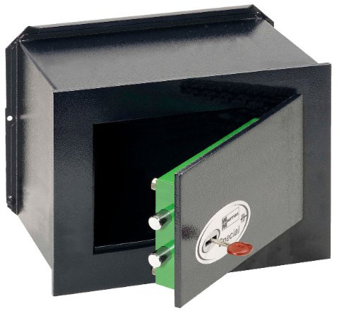 Cassaforte da muro Mottura con chiave in acciaio 17x20x26,5 cm 1.6312