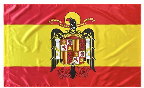 Durabol Bandera de España Escudo Aguila de San Juan 150 x 90 cm Satén