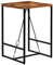 vidaXL Bartisch Altholz Massiv 70x70x106cm Stehtisch Bistrotisch Esstisch