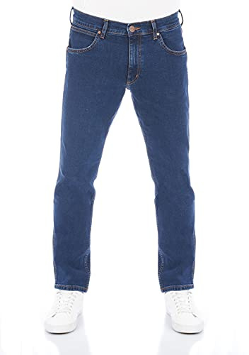 Wrangler Pantalones Vaqueros de Corte Regular Greensboro para Hombre, Pantalones Vaqueros elásticos, algodón, Chip Azul (Wss3lq46a), 34W x 30L