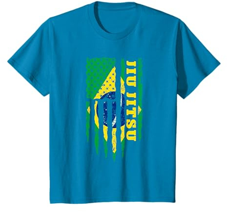 Drapeau Brésilien Jiu Jitsu BJJ MMA USA Brésil T-Shirt