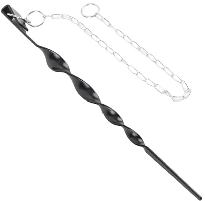 HEEPDD Anchor di Anco -spout Spike Anchor a Catena di Pioggia da 13 Pollici, Metallo Pesante per Downspout, Facile Installazione per Ornamenti per Il Giardino di Drenaggio Esterno