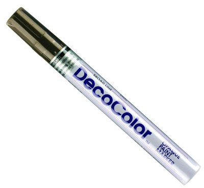 UCHIDA 300-C-18 Marvy Deco Color Broad Point Paint Marker, Dark Brown