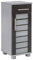 Schildmeyer Niko Seitenschrank 113292, silber glanz-anthrazit glanz, 30,3/32,6/75,3 cm