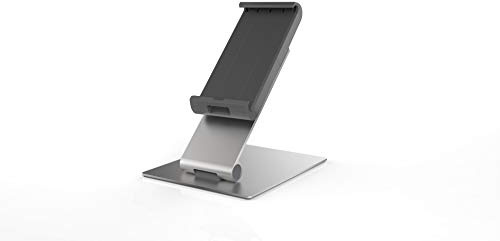 Durable Tablet Tischhalterung (für Tablets 7-13 Zoll, 360° drehbar mit Diebstahlsicherung), Tablet Halterung, silber/anthrazit, 893023