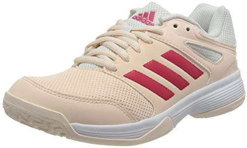adidas Damen Speedcourt Volleyball-Schuh, PNKTIN/FTWWHT/POWPNK, 37 1/3 EU