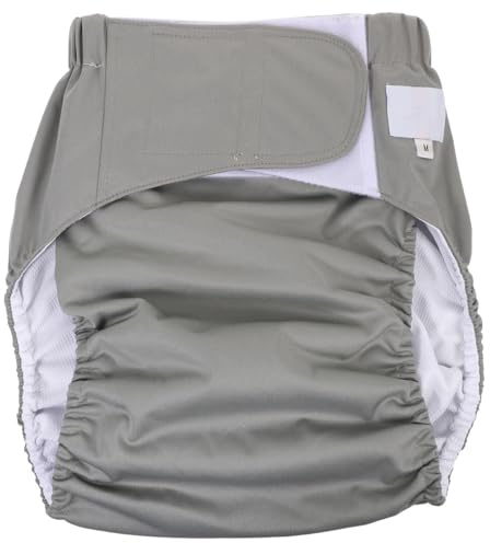 Pannolini per adulti Donne Adulto Pannolino di stoffa Riutilizzabile Impermeabile Incontinenza Pannolini Biancheria Intima Slip Inserti Fodera Super Assorbente per Disabilità Cura Del Letto Taglia M