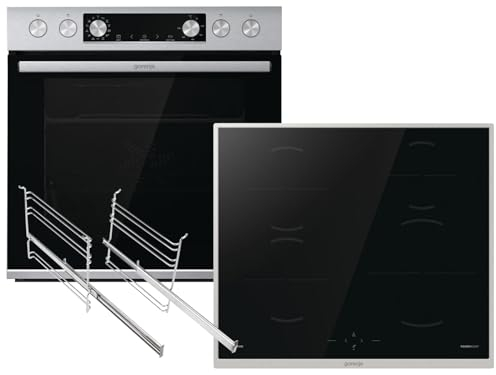 Gorenje Red Pepper Set SIX Einbauherd BCSI6737E06X + Induktionskochfeld GI6400BX