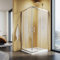 SUNXURY Duschkabine 90x100cm Doppel Schiebetür Eckeinstieg Duschabtrennung Dusche aus 5mm ESG Sicherheitsglas Duschtür Höhe 185cm